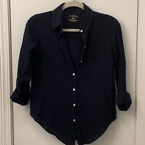 Lilly Pulitzer Navy Button Down Shirt